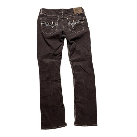 BOOTHEEL TRADING By Sheryle Crow NASHVILLE Brown Corduroy Pants Size 31 /Size 10 - Picture 2 of 8